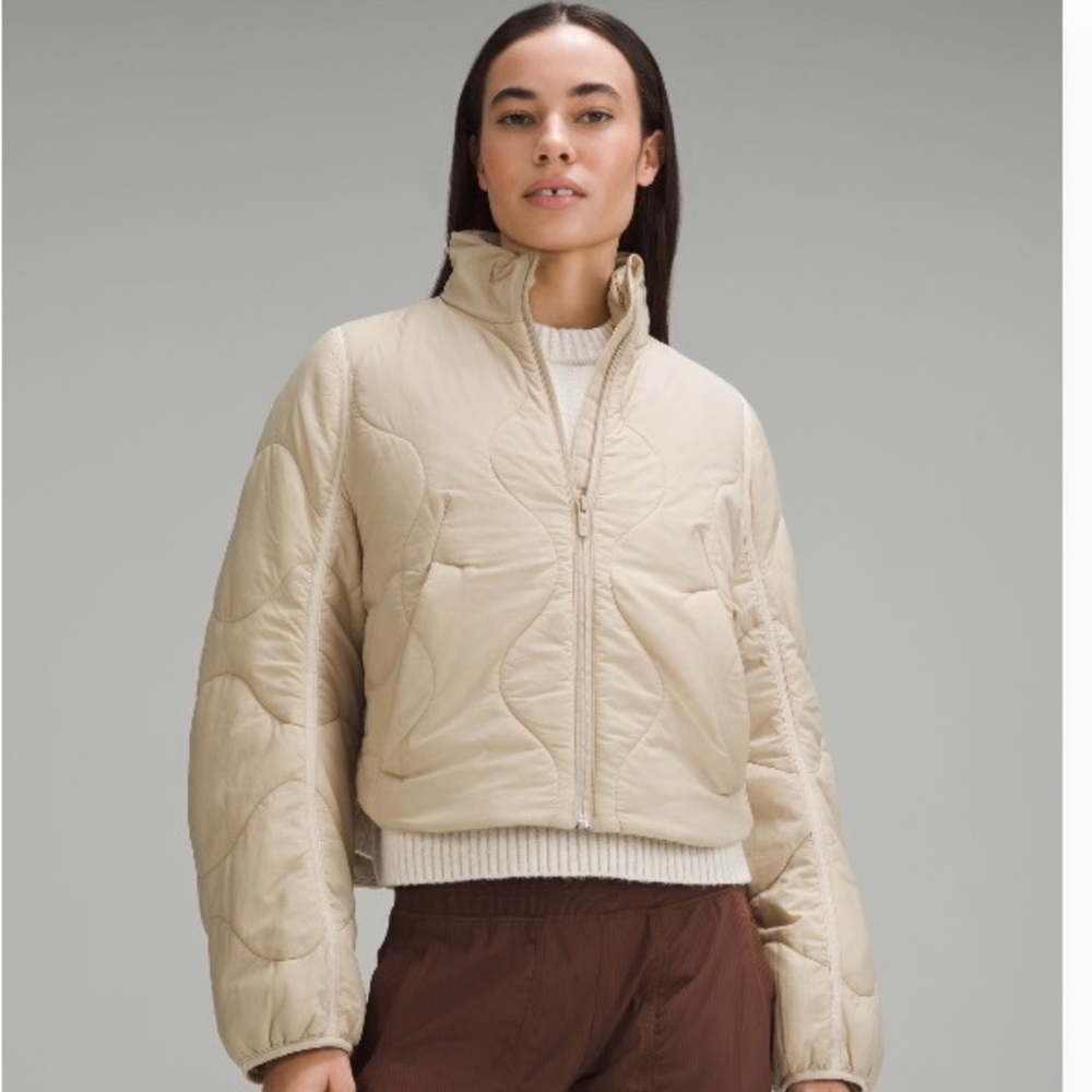 Brand New Lulu lemon quilted light insulation cropped jacket